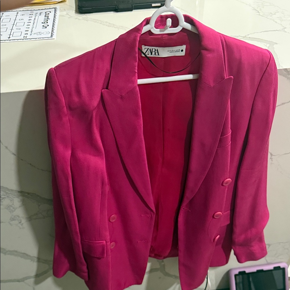 Zara Fuchsia Blazer